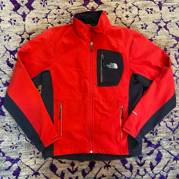 The North Face Apex red and black zip up jacket men's size small - Picture 1 of 6